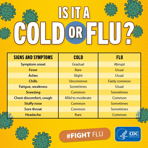 What Are Differences Between Cold and Flu