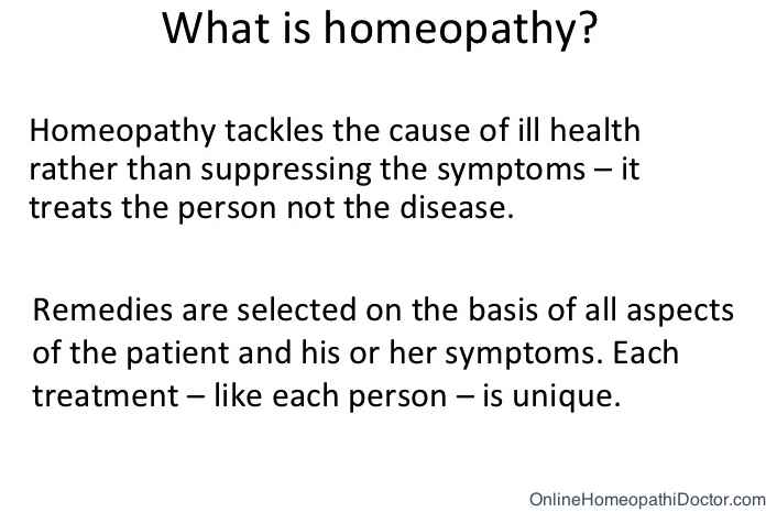 Image Explaining What is Homeopathy