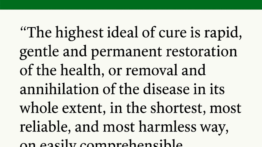 Organon Aphorism#2 - Highest Ideal of Cure